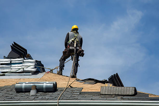 Professional Storm Damage Roof Repair technician working in Red Wing, MN